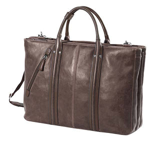 VINTAGE Briefcase-Dark Brown